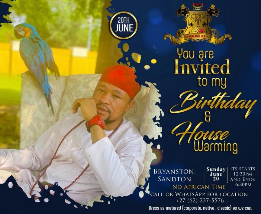 Double Celebration for HRH Iseghohimen aka King Brutus.