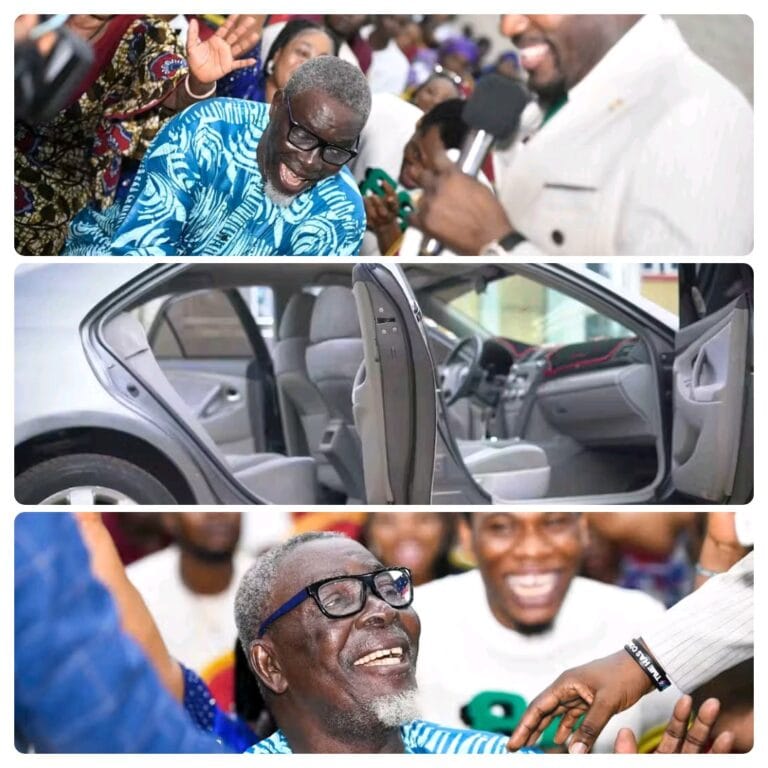 Apostle Suleman gives 85-Year-Old Brand New Toyota Camry