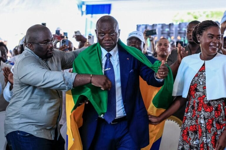 Gabon junta chief Brice Oligui Nguema emerges winner of presidency