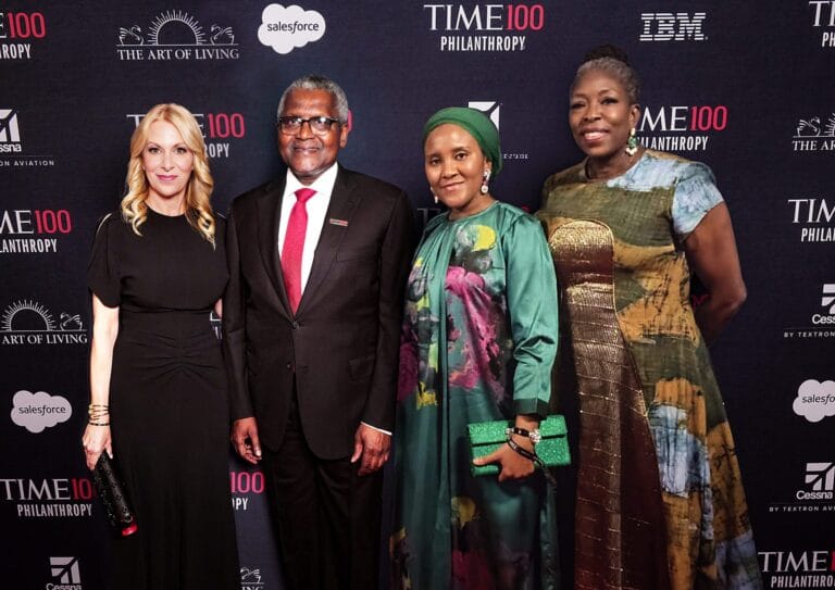 TIME100 Impact Dinner: Dangote In Attendance, Promises Greater Commitment To Less Privileged