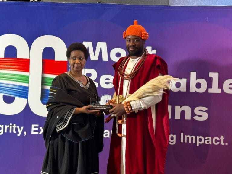 Crowned with Honour: Olu of Warri Shines at 100 Most Reputable Africans Awards