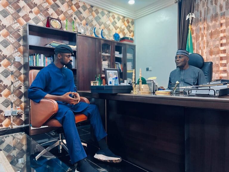 Inspiring conversation between Atiku, chessmaster Tunde Onakoya