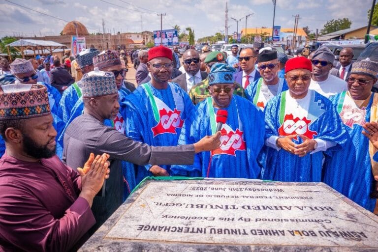 Tinubu, in Nasarawa, unveils key infrastructure projects, lauds governance discipline