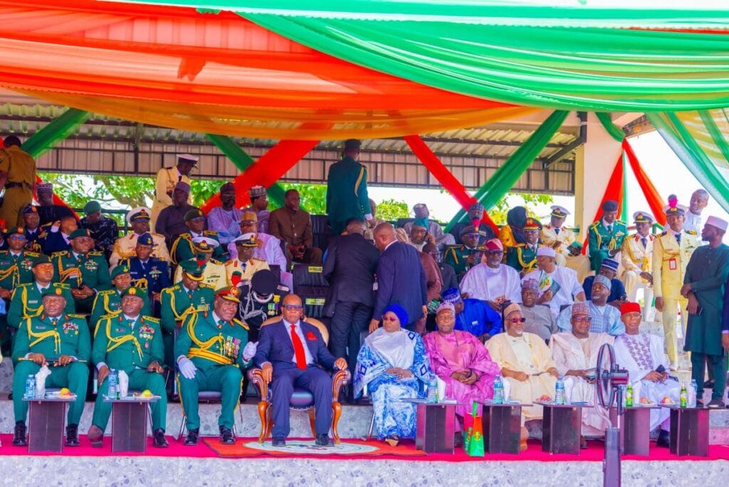 Ned Nwoko, Senate President Akpabio, Other Lawmakers at NDA 35th Convocation Ceremony in Kaduna
