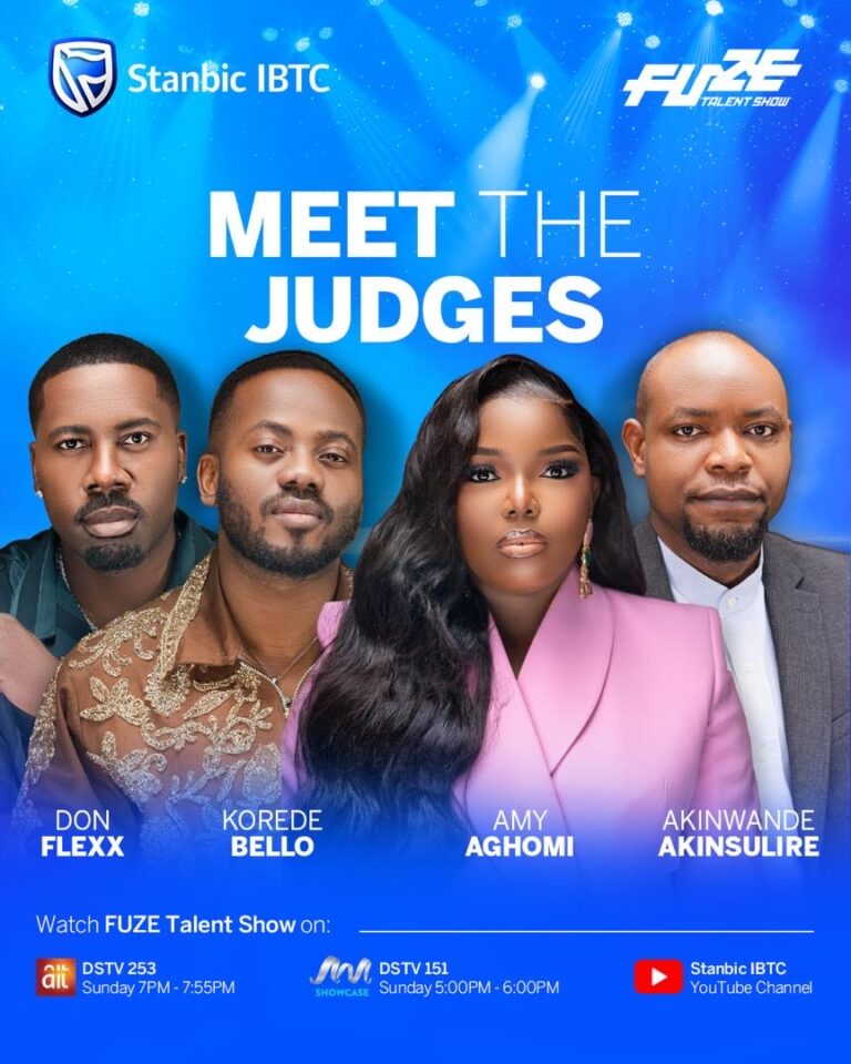 Meet The Judges Shaping Stanbic IBTC FUZE Talent Show 4.0
