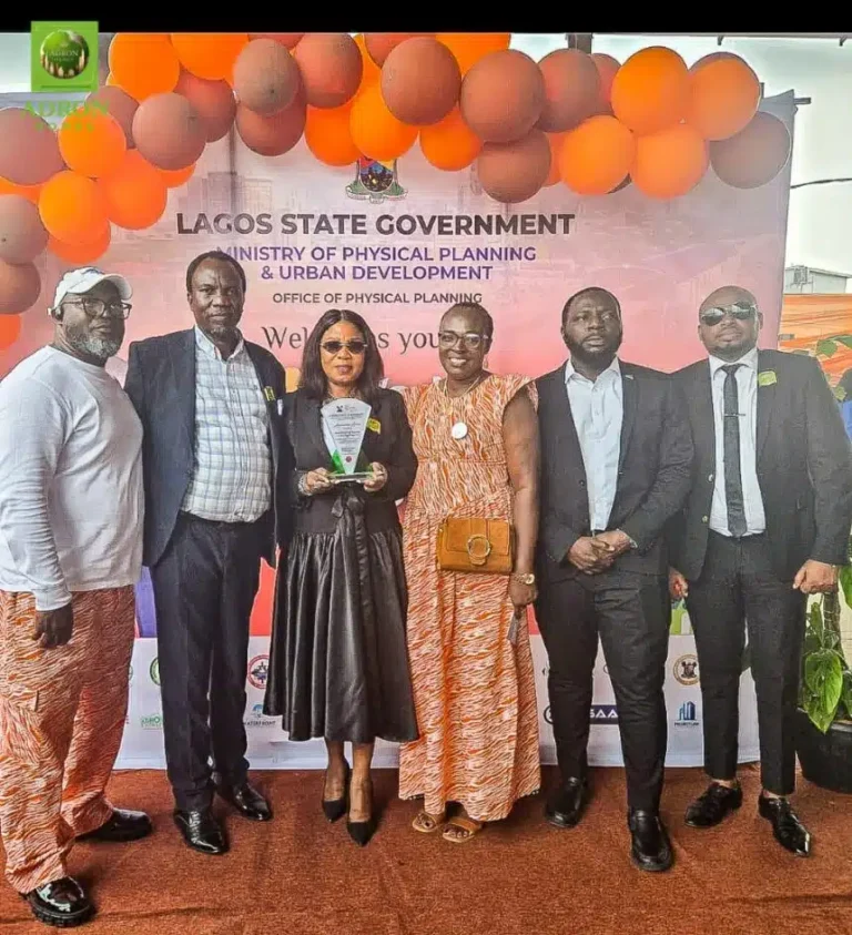 Lagos State Government Recognizes Adron Homes for Advancing Sustainable Urban Development