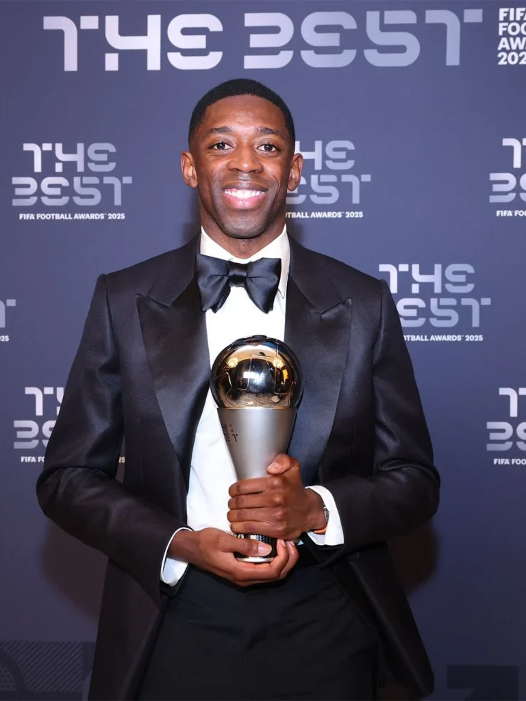Dembélé shines as winner FIFA best men’s player award