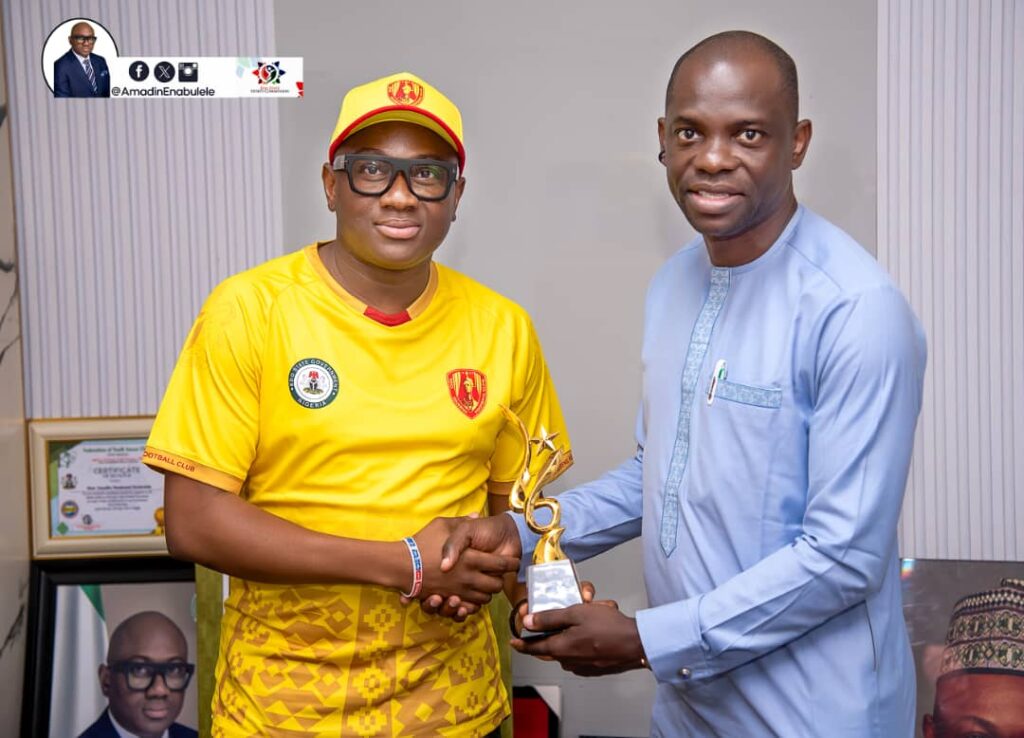 Enabulele Bags Megastar Outstanding Sport Leadership Award