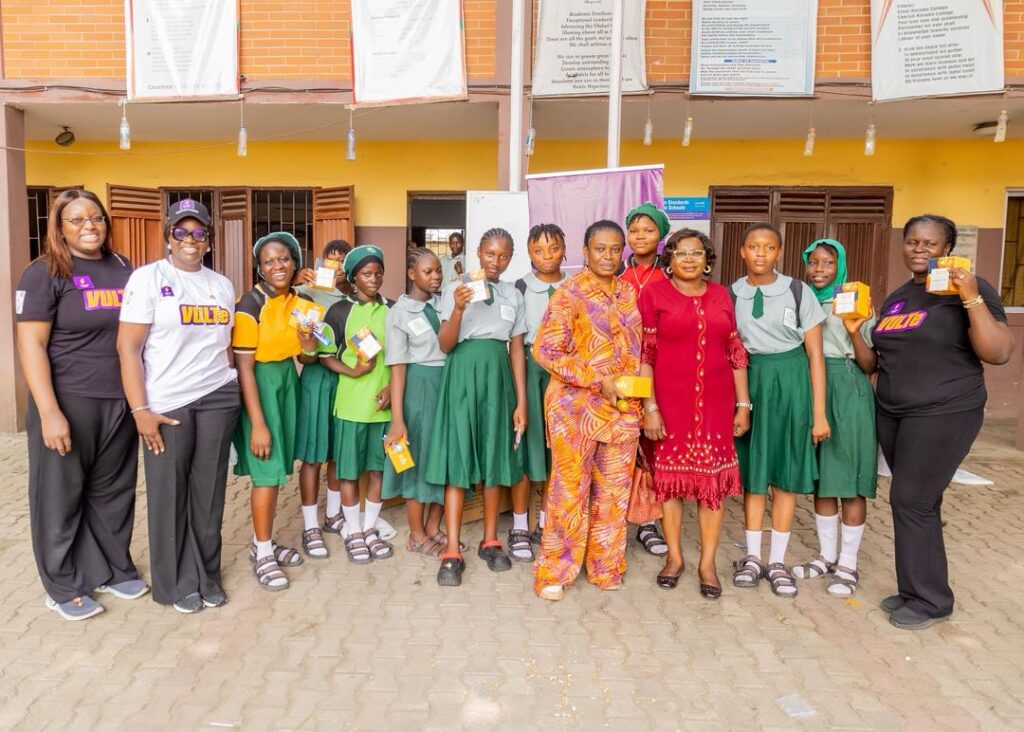 Polaris Bank Champions Girls’ Hygiene Awareness With Female Hygiene Essentials Distribution In Kuramo & Victoria Island Junior And Senior Secondary Schools