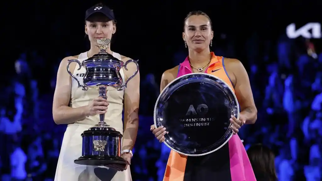 Fifth seed Rybakina defeats Sabalenka to win 2026 Australian Open final