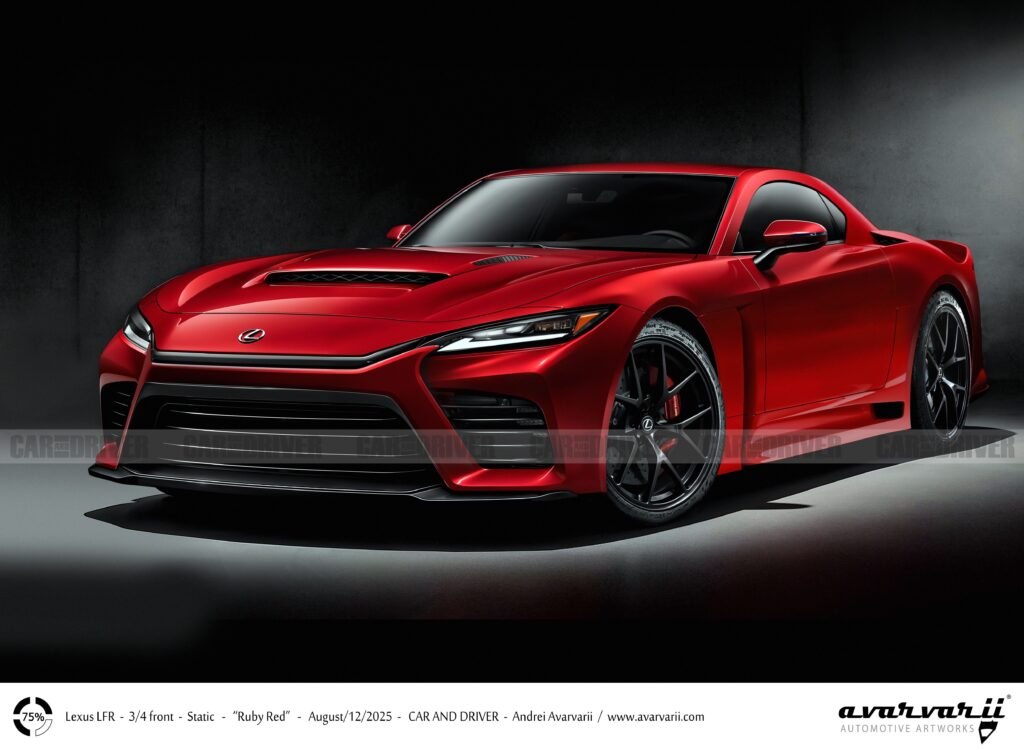 Lexus Finalizing 2027 LFR Flagship as High-Performance V8 Hybrid Successor to LFA