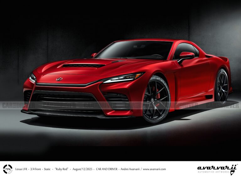 Lexus Finalizing 2027 LFR Flagship as High-Performance V8 Hybrid Successor to LFA