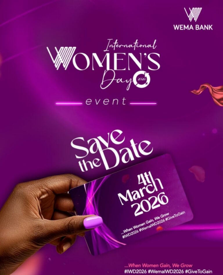 Wema Bank Plans To Host 2026 International Women’s Day Event On March 4th