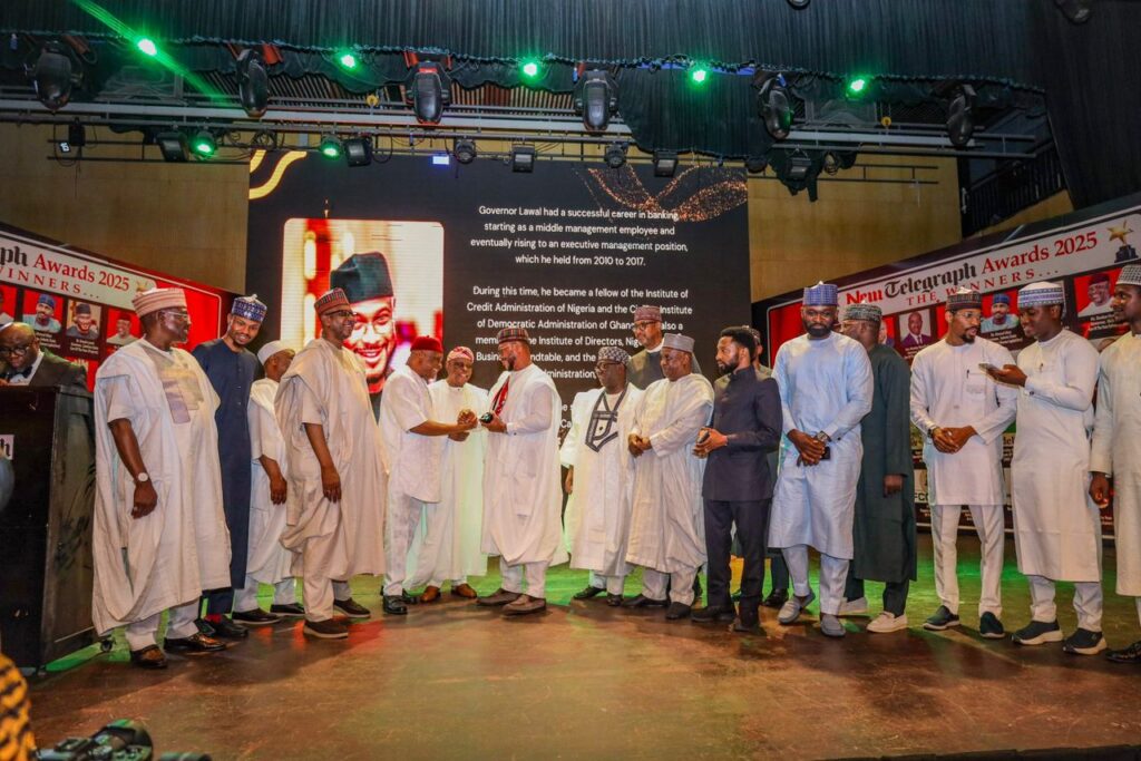 Governor Dauda Lawal Shines as Winner of New Telegraph Governor of the Year Award for Remarkable Development Initiatives