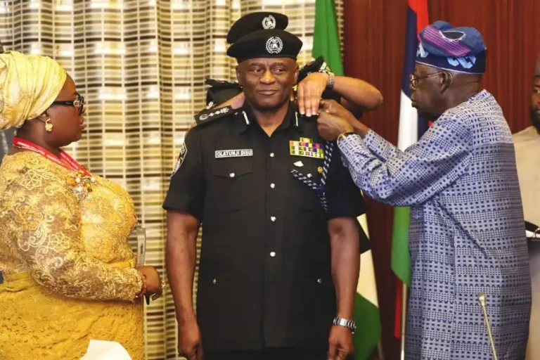 President Tinubu decorates Disu to rank of acting IG