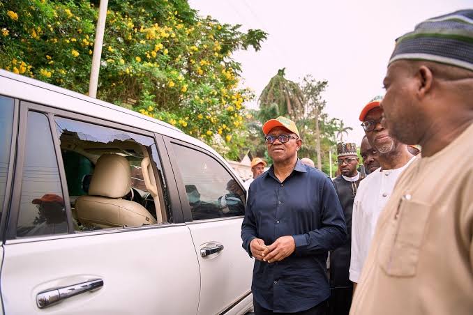 Attack on ADC Secretariat, Oyegun’s Residence Rocks Benin City as Peter Obi Escapes Unharmed