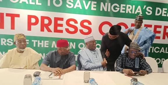 Atiku, Obi, Amaechi Hold Joint Press Conference on Electoral Act Reforms