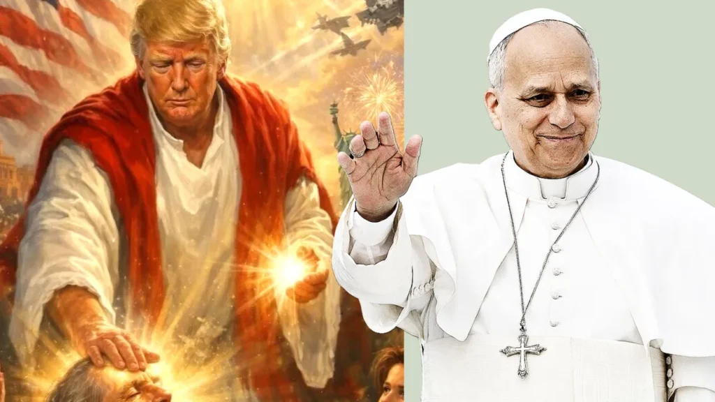 Trump criticises Pope Leo XIV in online posts, sparks backlash over AI-generated religious image