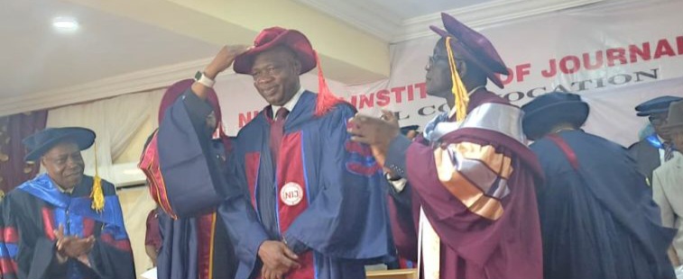 Customs CG Adeniyi Receives NIJ Fellowship, Gifts Major Media Facility