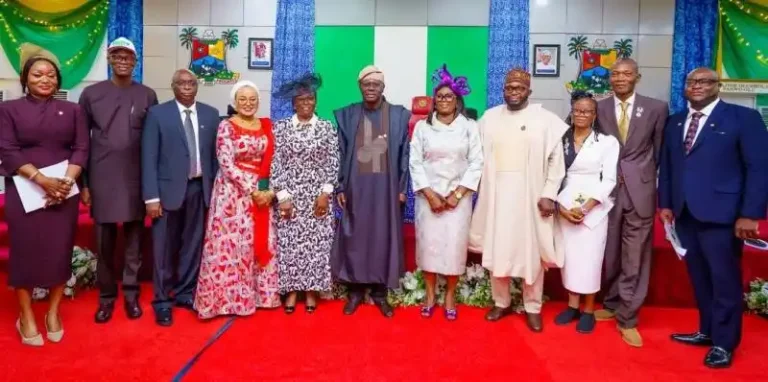 As Sanwo-Olu swears in Seven New Permanent Secretaries, Demands Alignment with THEMES+ agenda