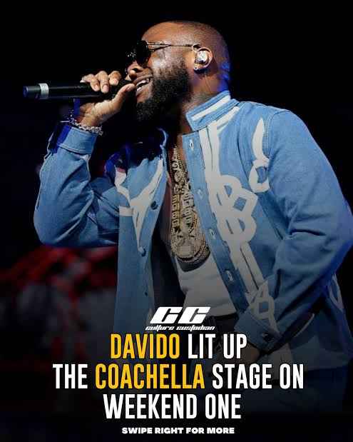 Davido celebrates strong Coachella debut, aims bigger week 2 performance