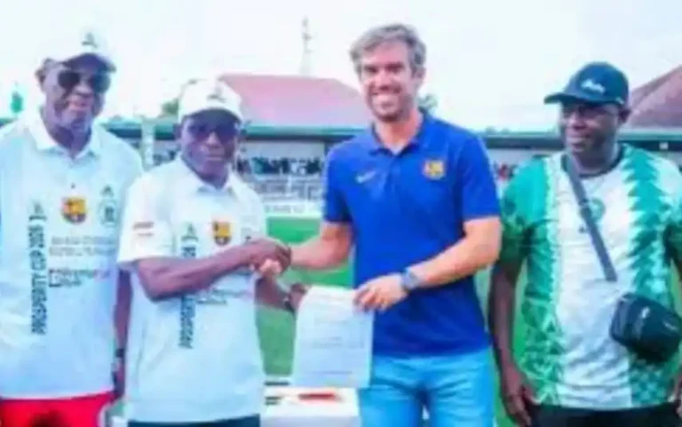FC Barcelona, Bayelsa Sign MoU To Establish Football Academy