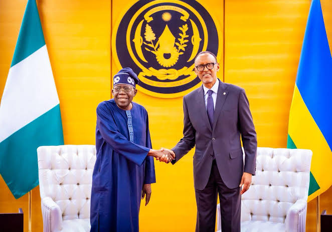 Tinubu, Kagame Move to Strengthen Nigeria-Rwanda Relations With Proposed Visa-Free Entry