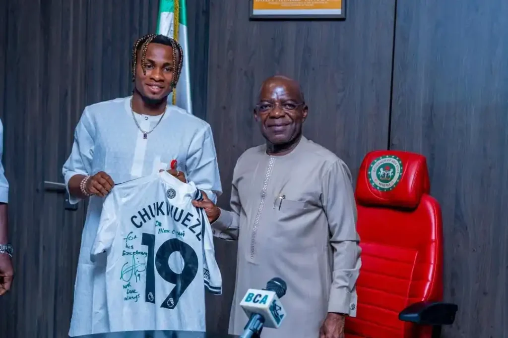 Otti Play Host to Super Eagles Chukwueze, Unveils Abia Stadium City Plan