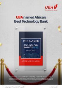 UBA Wins 2026 Banker Technology Award, Rolls Out Upgraded Mobile Banking Platform