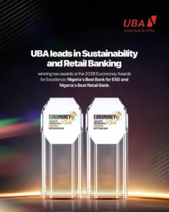 UBA Sweeps Top Honours at 2026 Euromoney Awards, Named Nigeria’s Best ESG, Retail Bank.
