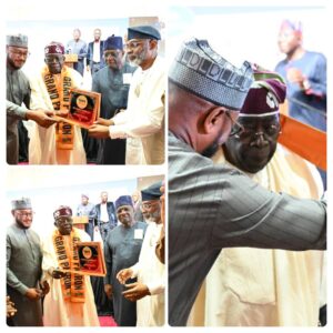 Governor Dauda Lawal Joins President Tinubu at Historic Press Corps Dinner