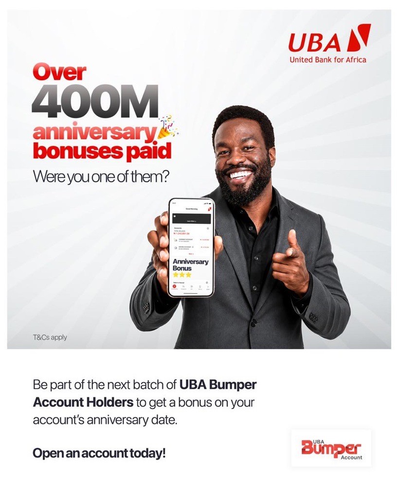 UBA Rewards Customers with Over N400m in Anniversary Bonuses