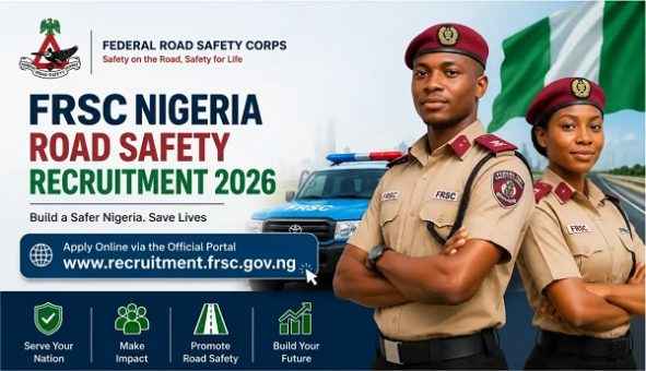 FRSC Recruitment: Applications Welcomed For 2026 Batch From July 3, Steps To Follow