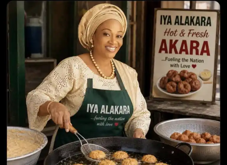 Tinubu Media Centre Unveils AI Depiction of First Lady as Iya Alakara