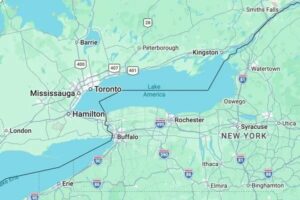 On Google, Lake Ontario Renames As ‘Lake America’ On US Maps On Google, Lake Ontario Renames As ‘Lake America’ On US Maps