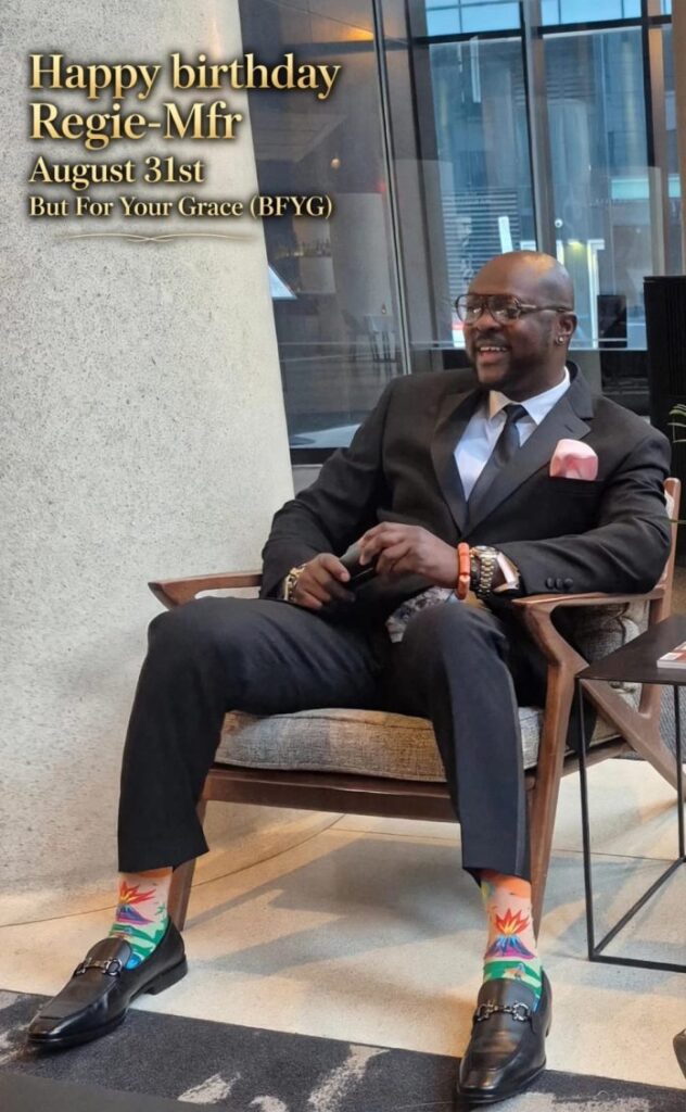 Celebrating A Jolly Good Fellow—Happy Birthday, Regie, Mfr Celebrating A Jolly Good Fellow—Happy Birthday, Regie, Mfr