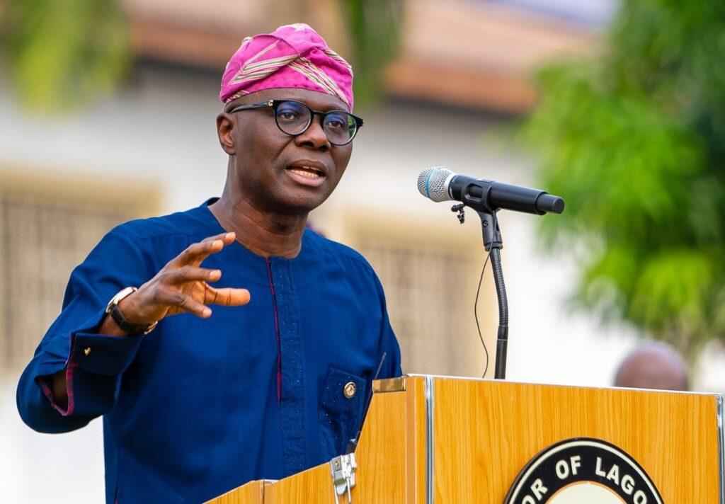 Sanwo-Olu Presents Staff of Office to New Lagos Community Monarch