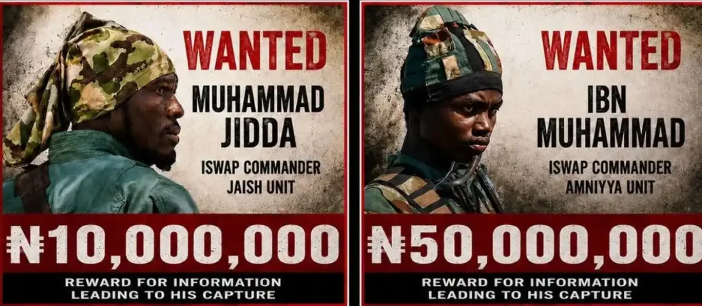 Army Places Bounty of N60m Price on Wanted ISWAP Gov., Deputy