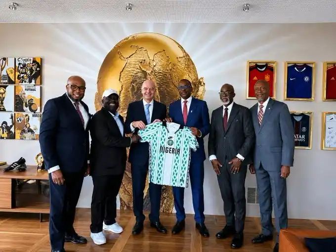 NFF Debunks FIFA Letter Clarification After Delegation Visits Infantino NFF Debunks FIFA Letter Clarification After Delegation Visits Infantino