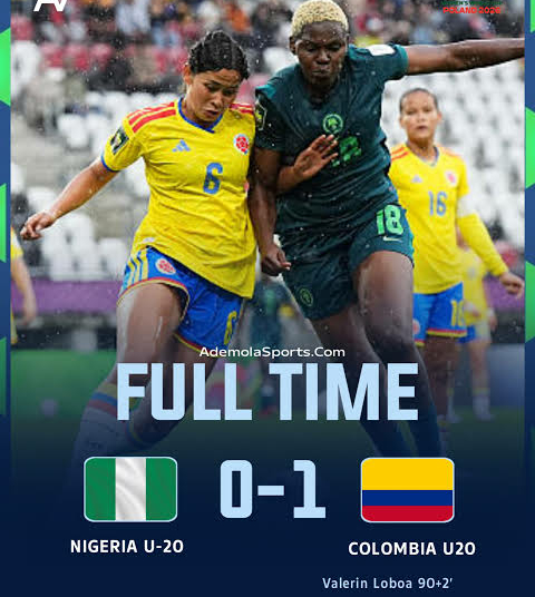 Falconets Fall Out Of U-20 Women’s World Cup After 1-0 Defeat To Colombia