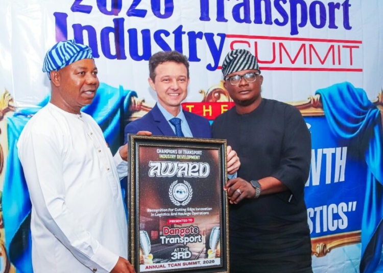 Dangote Cement Transport Recognised For Championing Transport Industry Development With Award