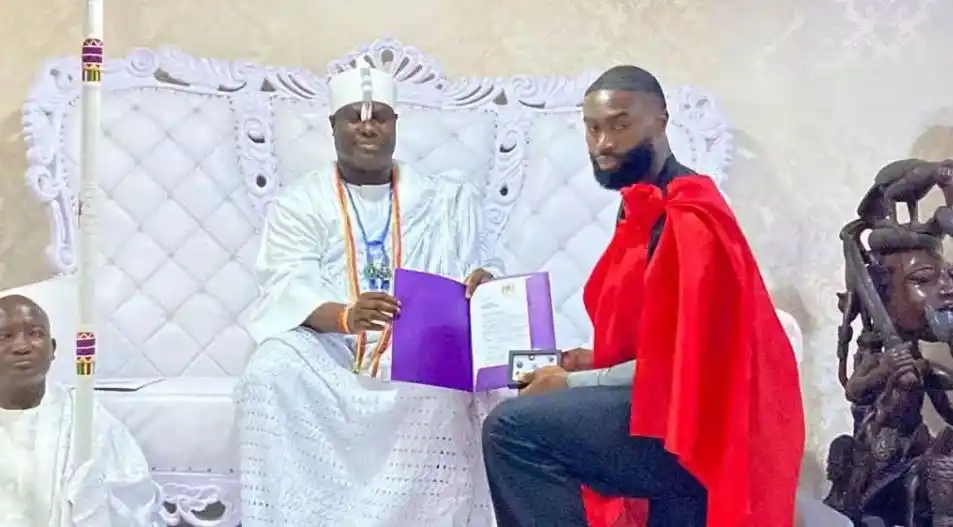 Ooni of Ife Honours NBA star Jaylen Brown with ‘Babatunde.’