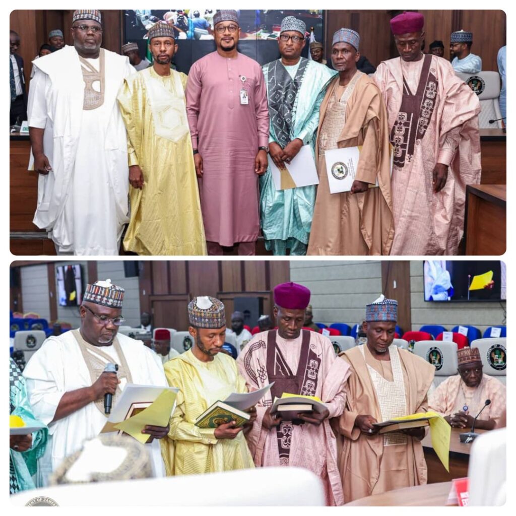 GOV. DAUDA LAWAL SWEARS IN FIVE NEW PERMANENT SECRETARIES, CALLS FOR COMPLIANCE WITH PUBLIC SERVICE RULES