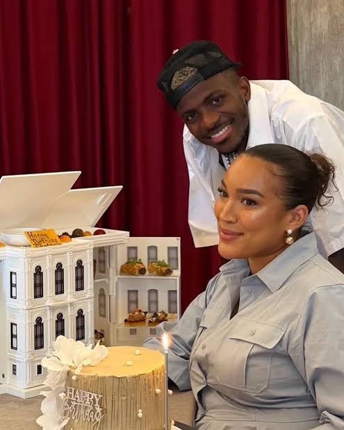 Osimhen, Girlfriend Stefanie Celebrate Arrival Of Second Child